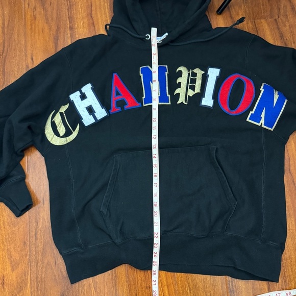 Champion Reverse Weave Big Letters Jacket Size XL - Picture 7 of 8